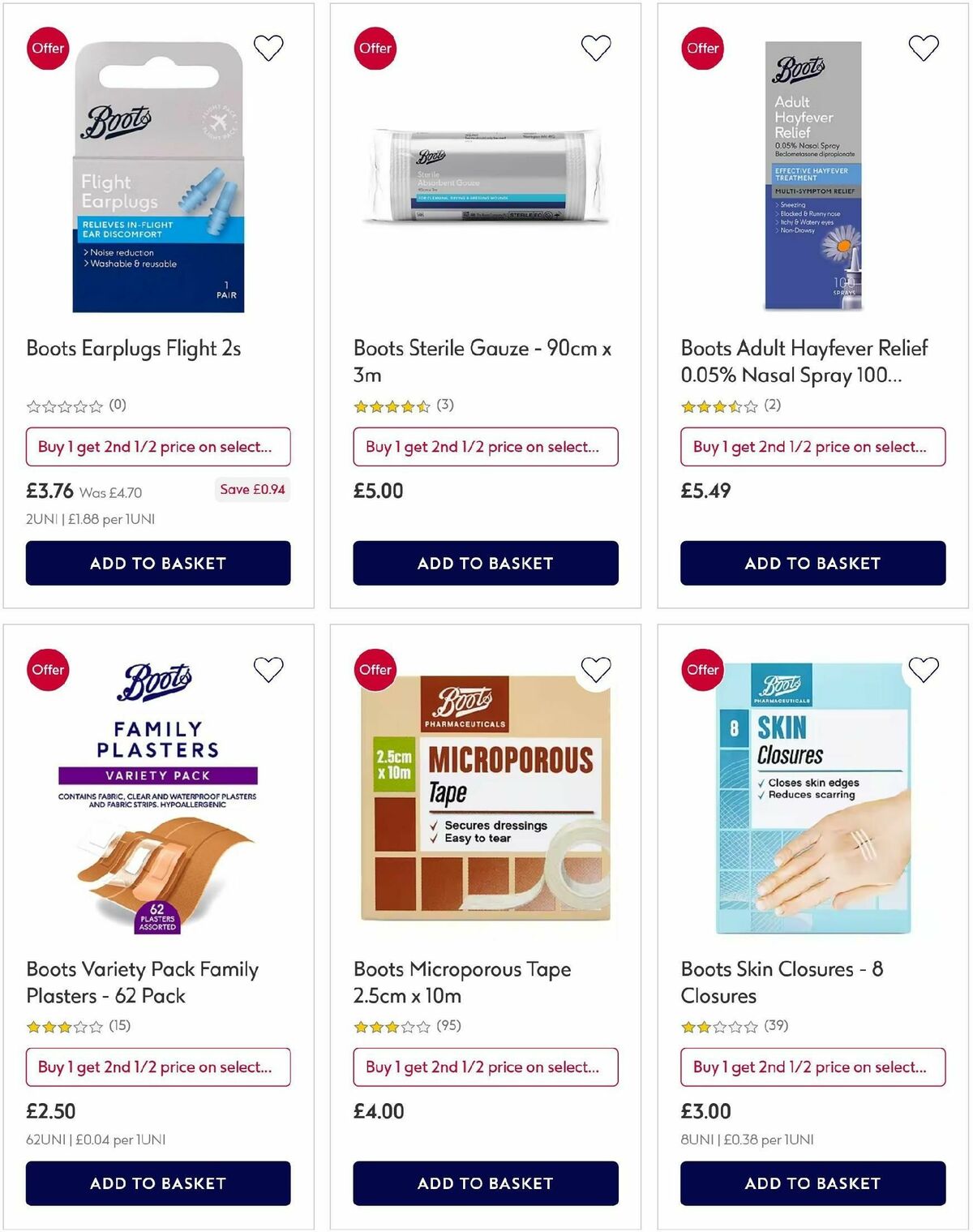 Boots Offers from 6 August