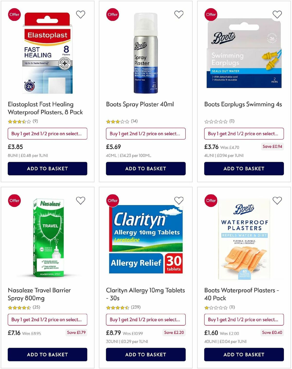 Boots Offers from 6 August