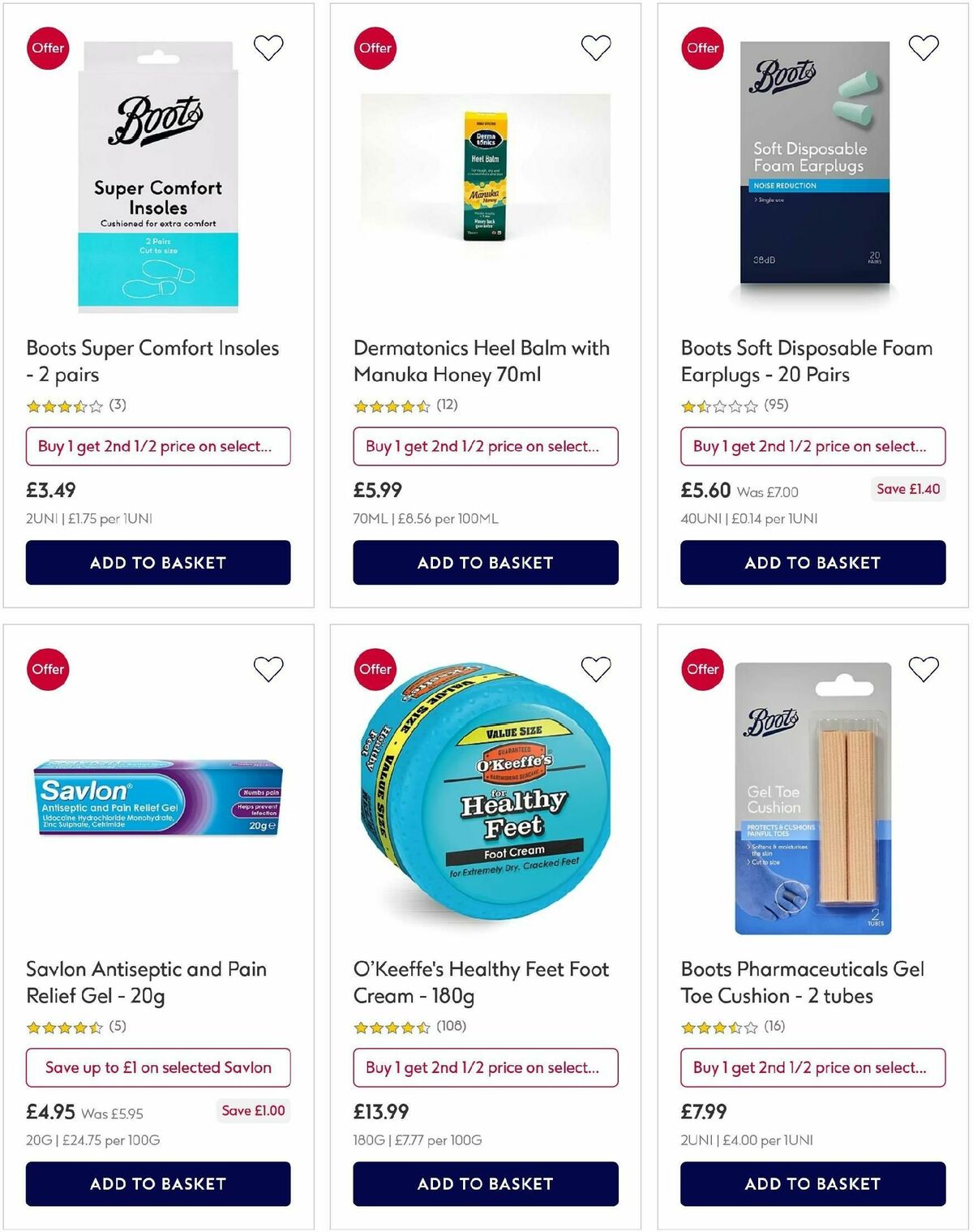 Boots Offers from 6 August