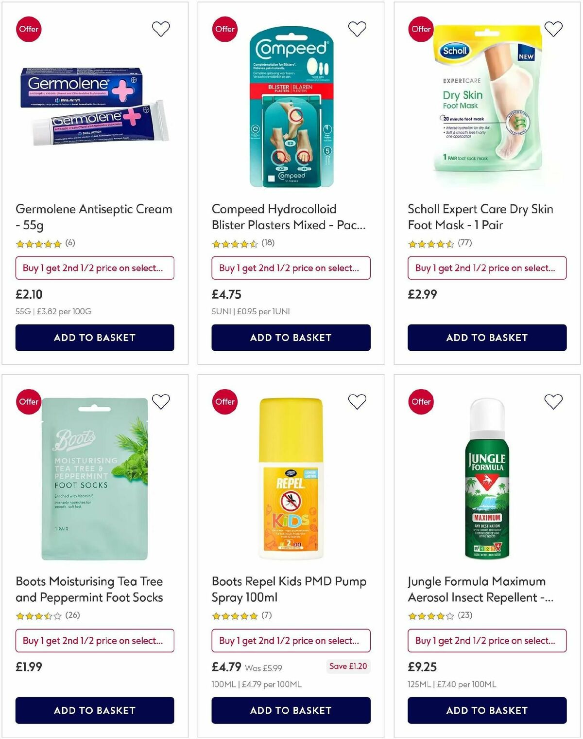 Boots Offers from 6 August