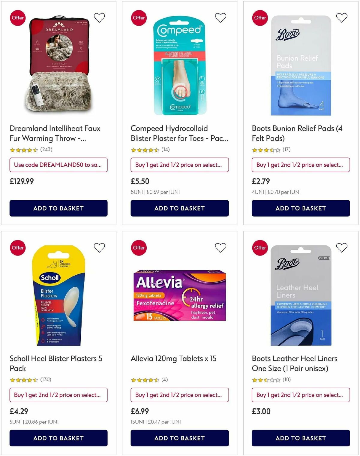 Boots Offers from 6 August