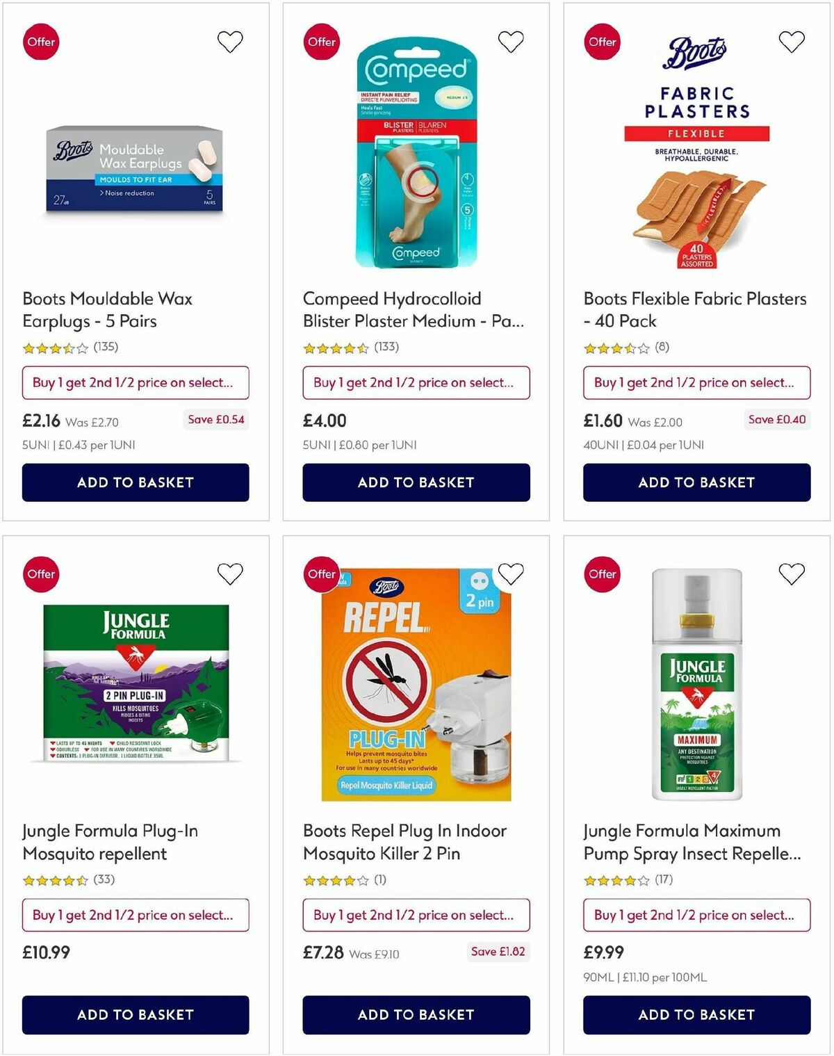 Boots Offers from 6 August