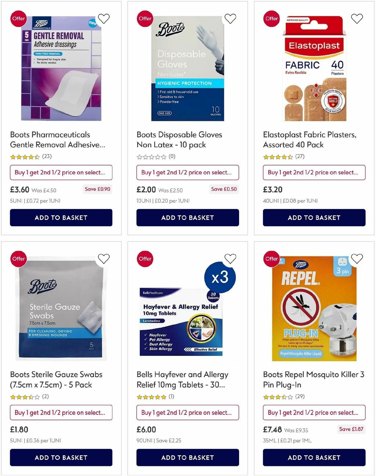 Boots Offers from 6 August