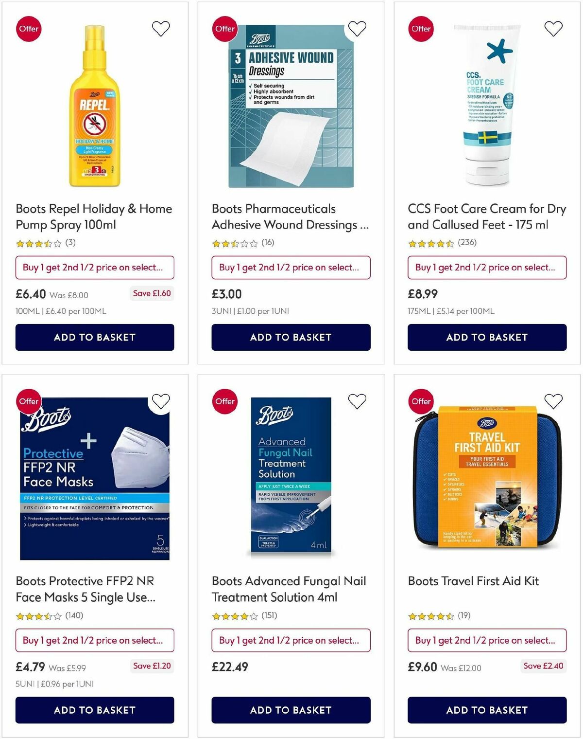 Boots Offers from 6 August