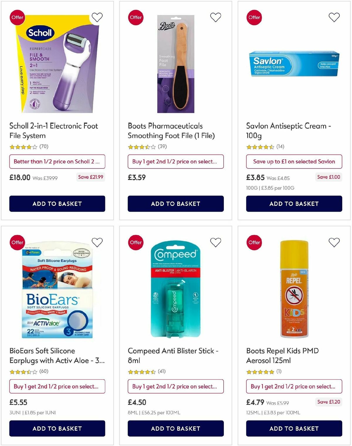 Boots Offers from 6 August