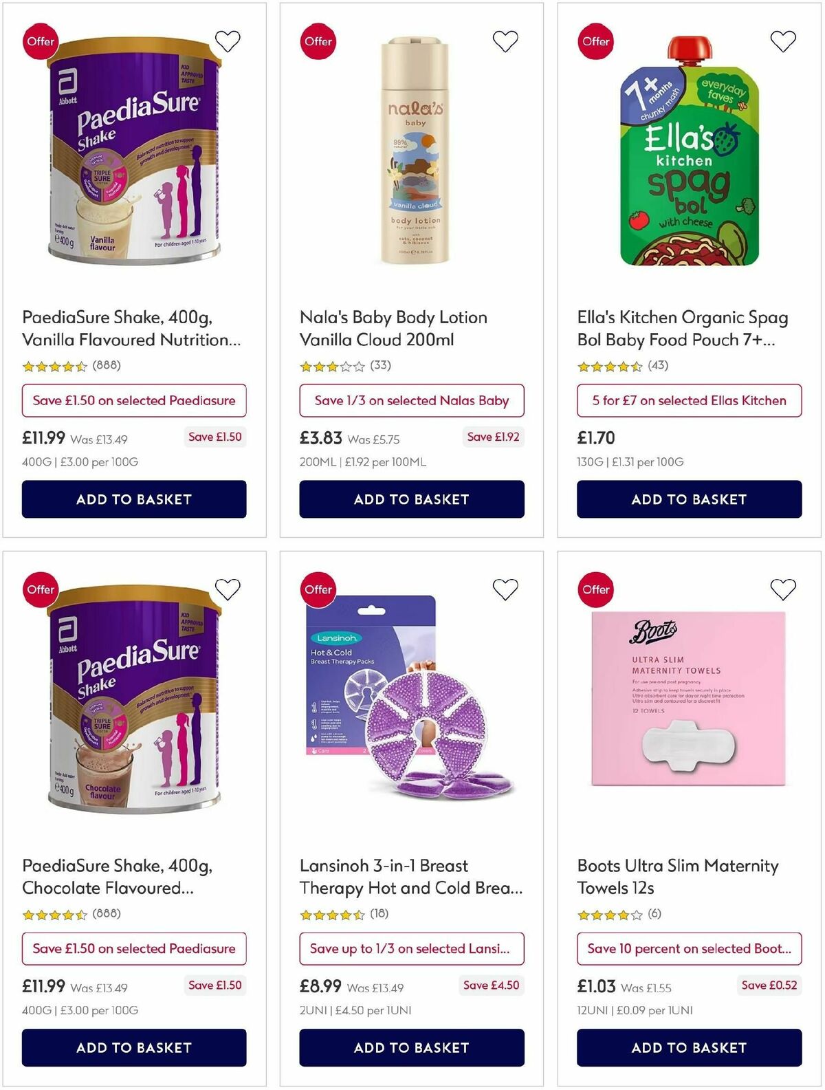 Boots Offers from 6 September