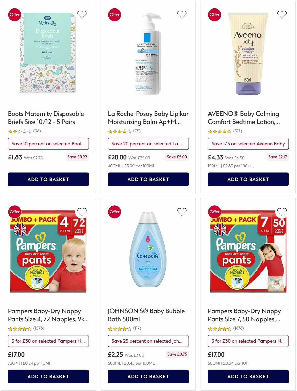 Boots Offers from 6 September