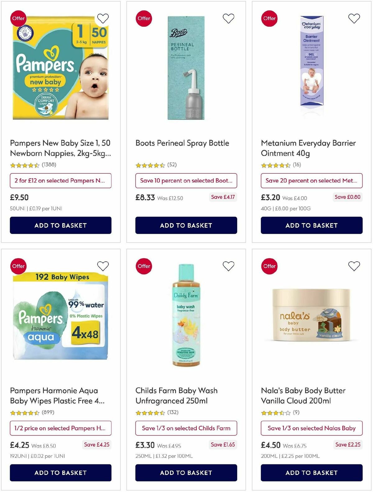 Boots Offers from 6 September