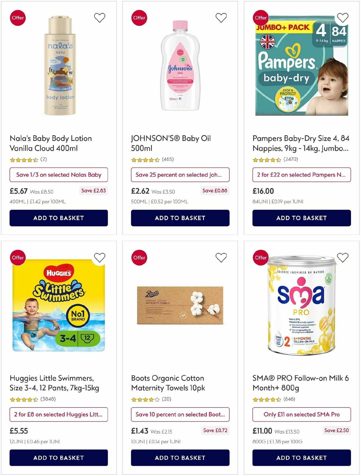 Boots Offers from 6 September