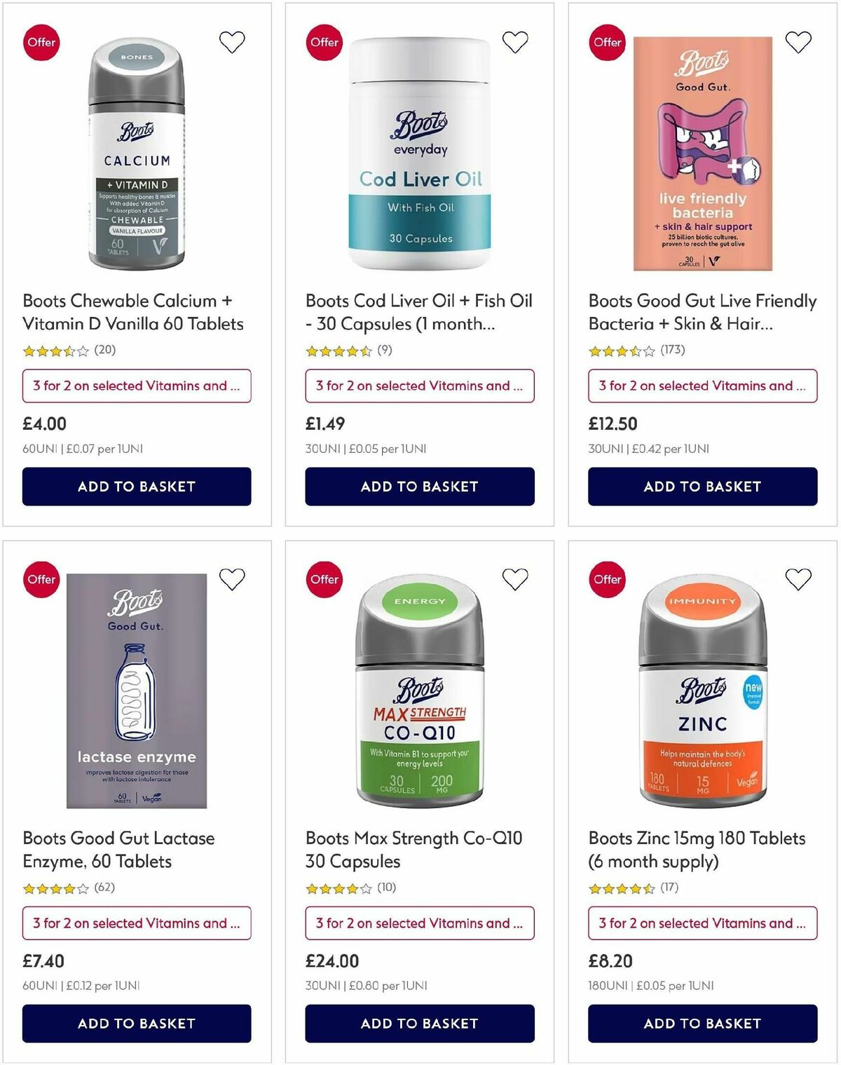 Boots Offers from 26 October