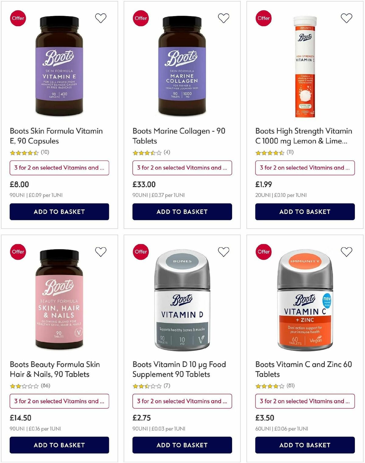 Boots Offers from 26 October