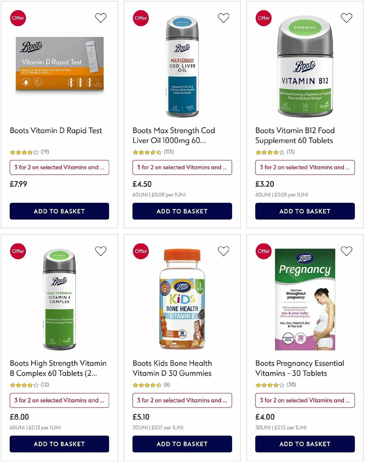 Boots Offers from 26 October