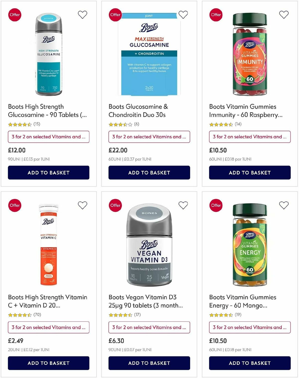 Boots Offers from 26 October