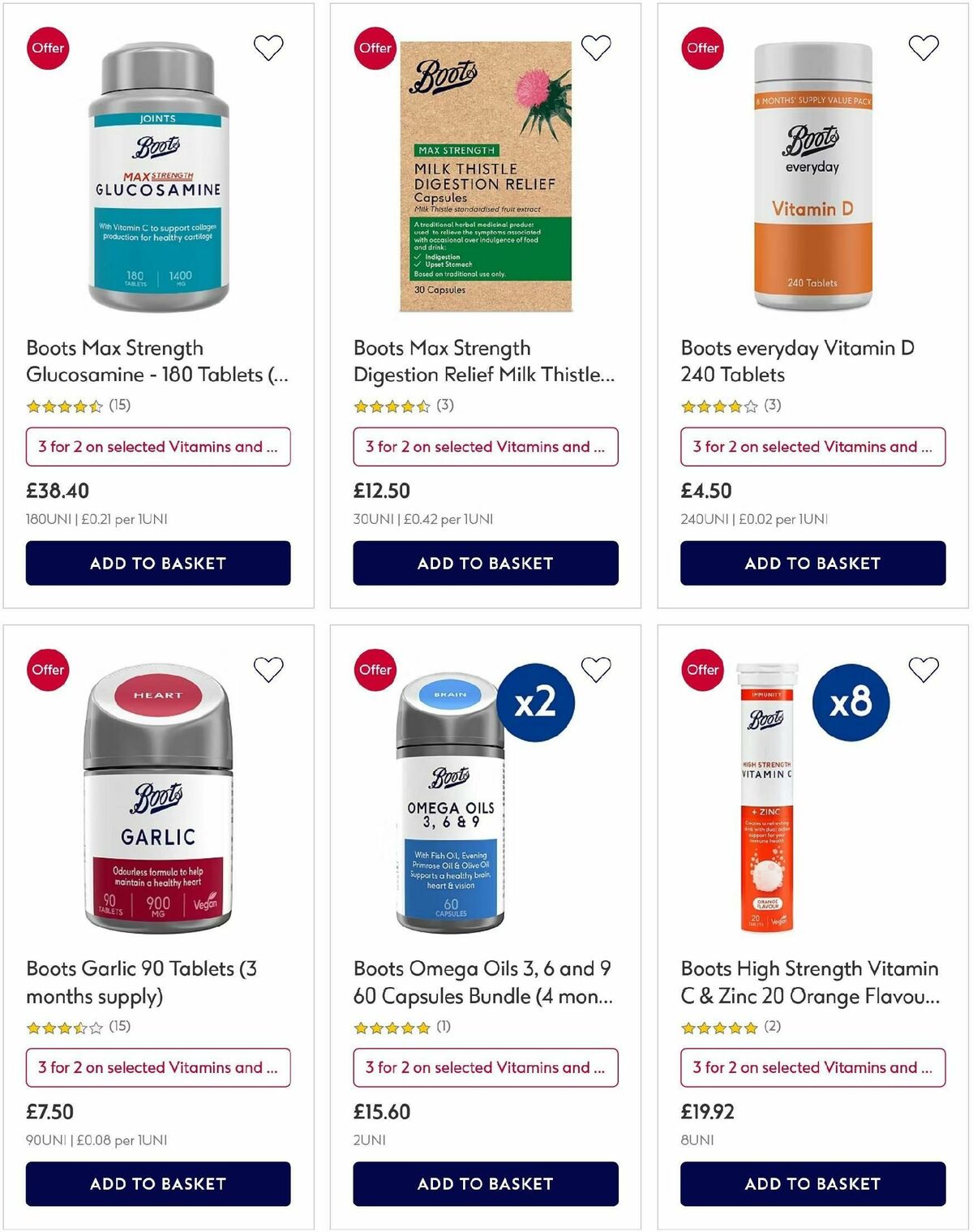 Boots Offers from 26 October