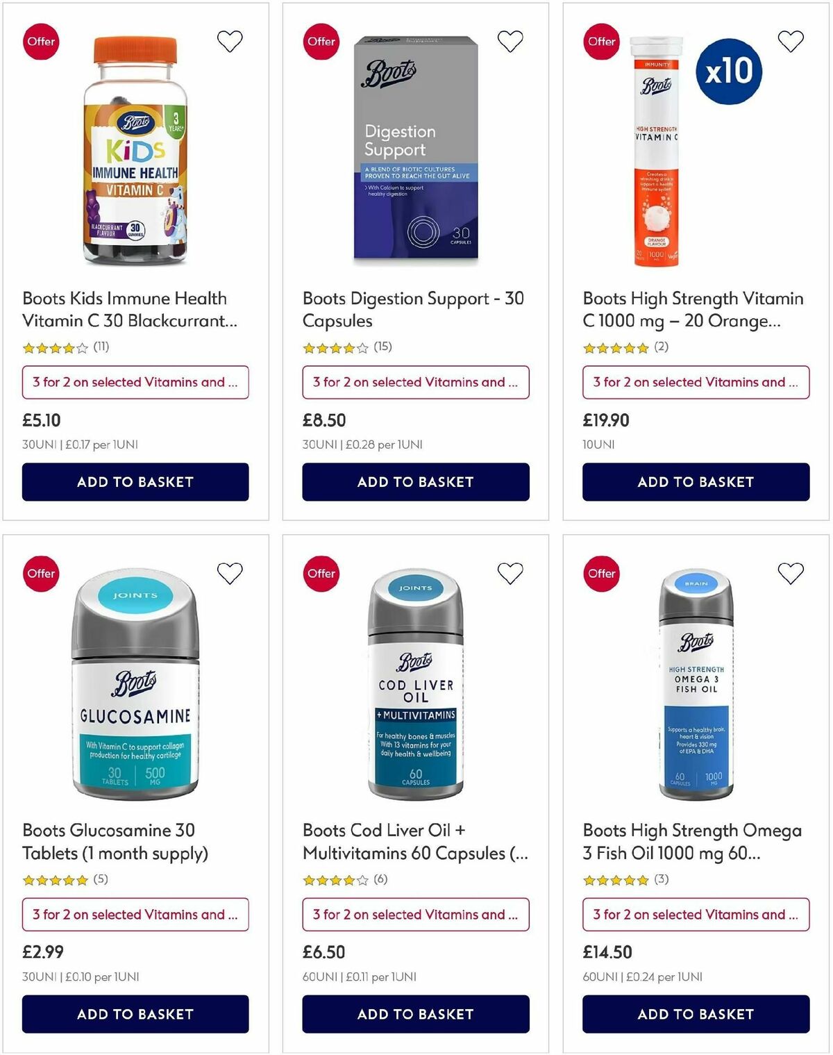 Boots Offers from 26 October