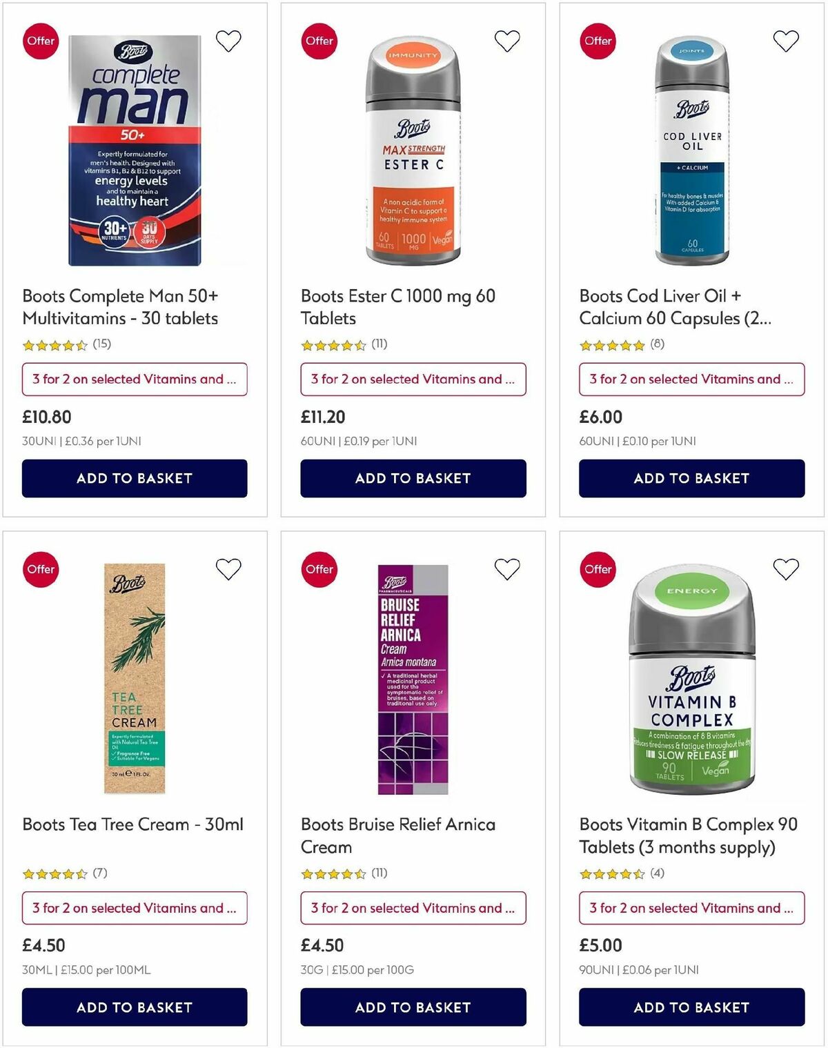 Boots Offers from 26 October