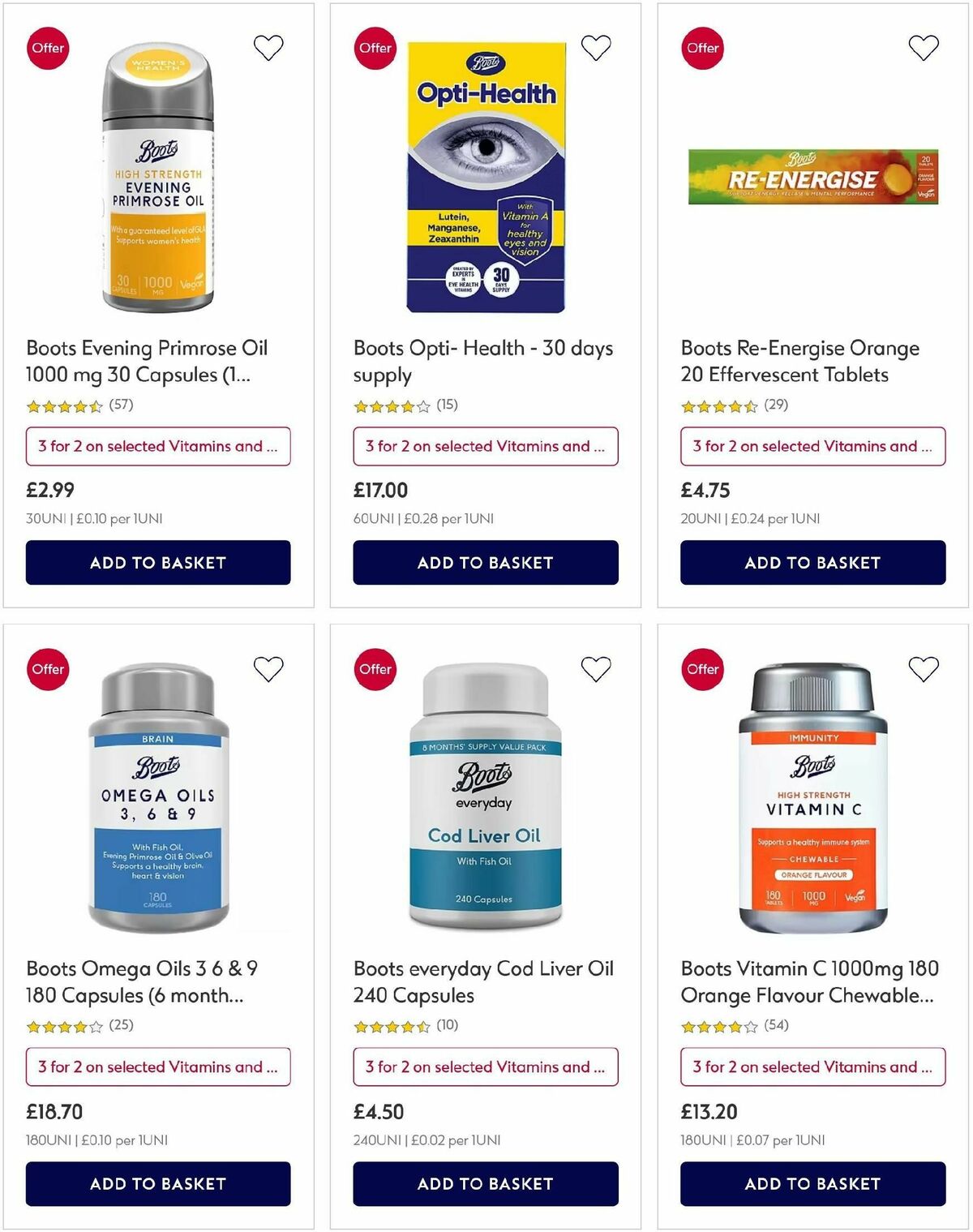 Boots Offers from 26 October