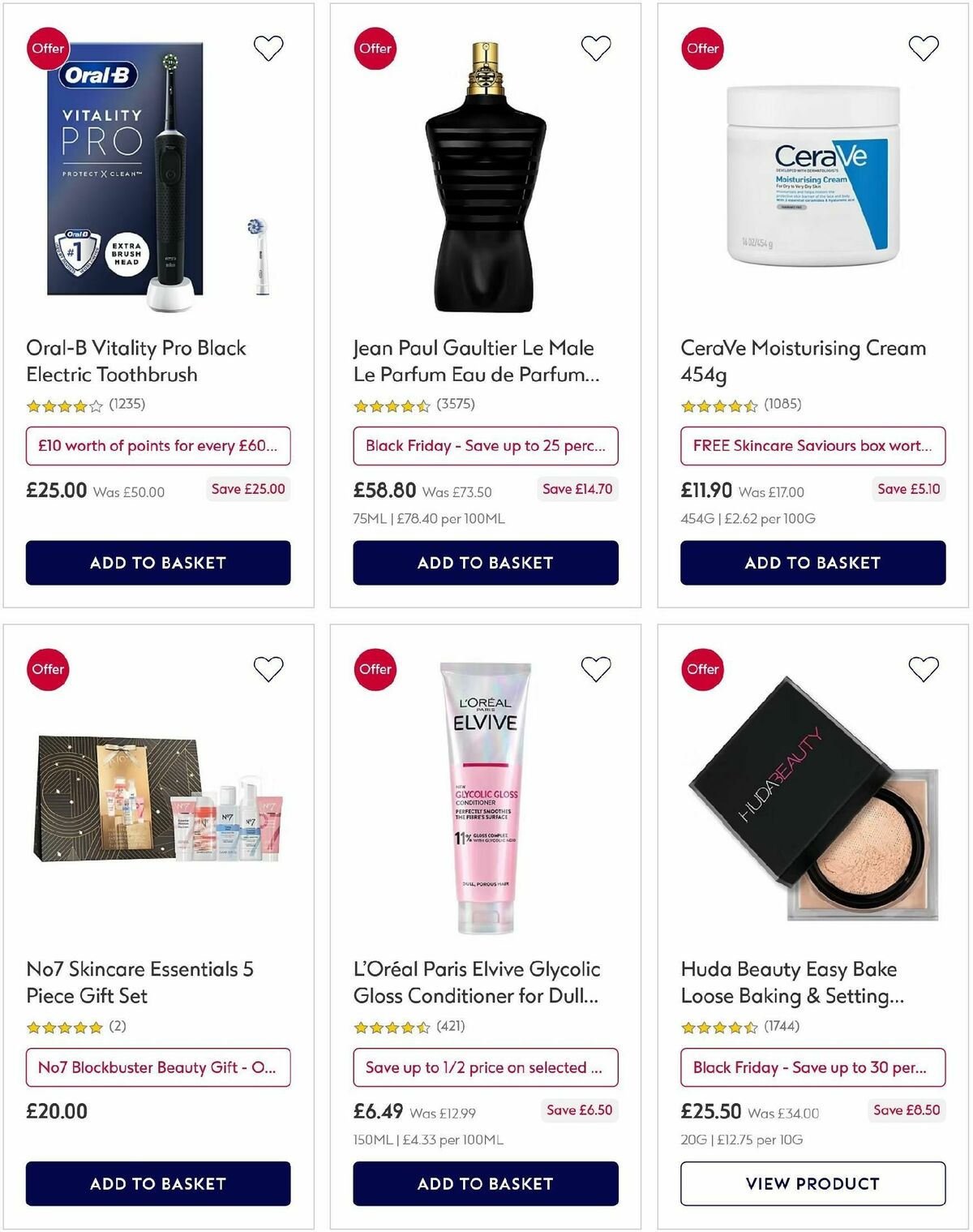 Boots Offers from 25 November