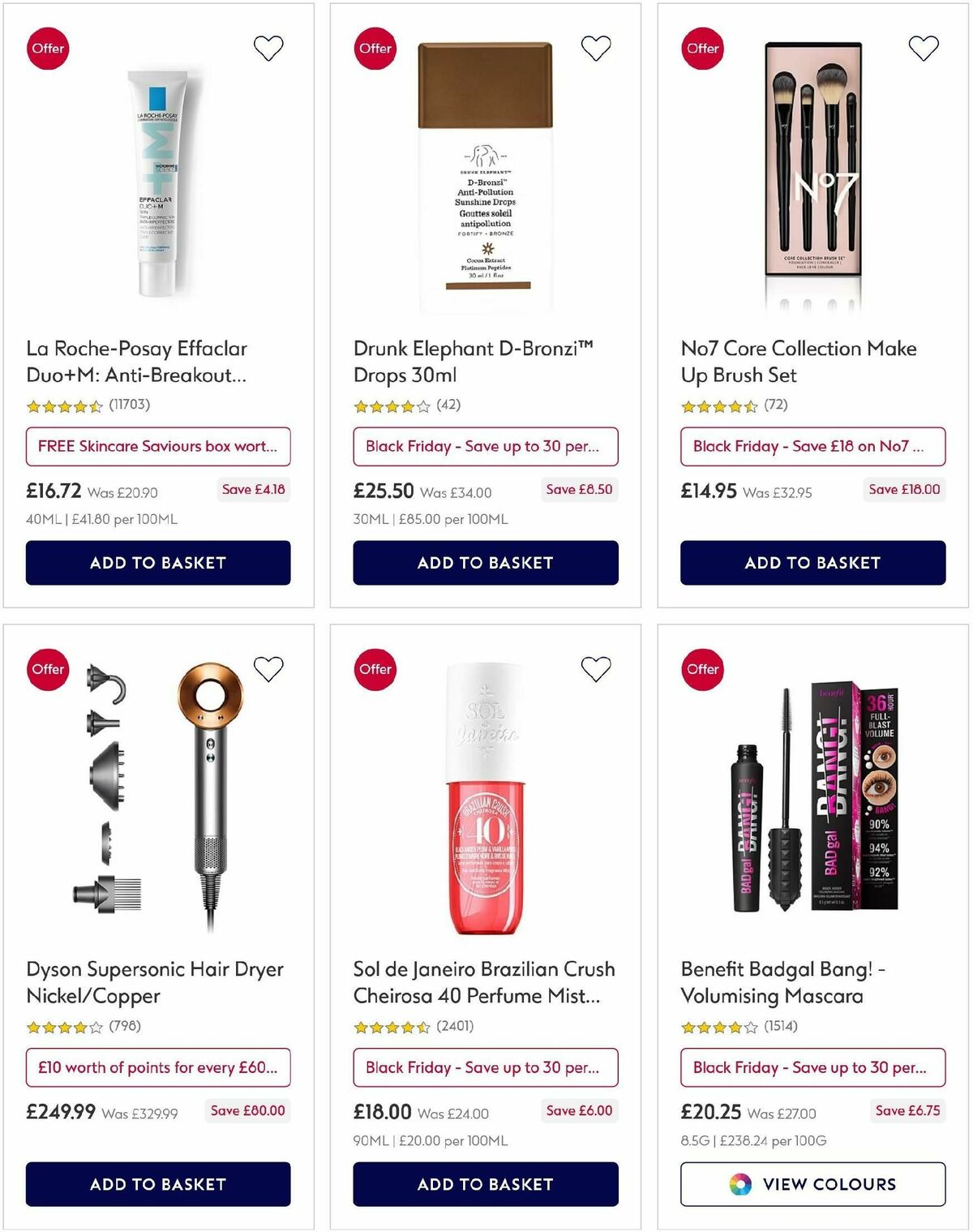 Boots Offers from 25 November