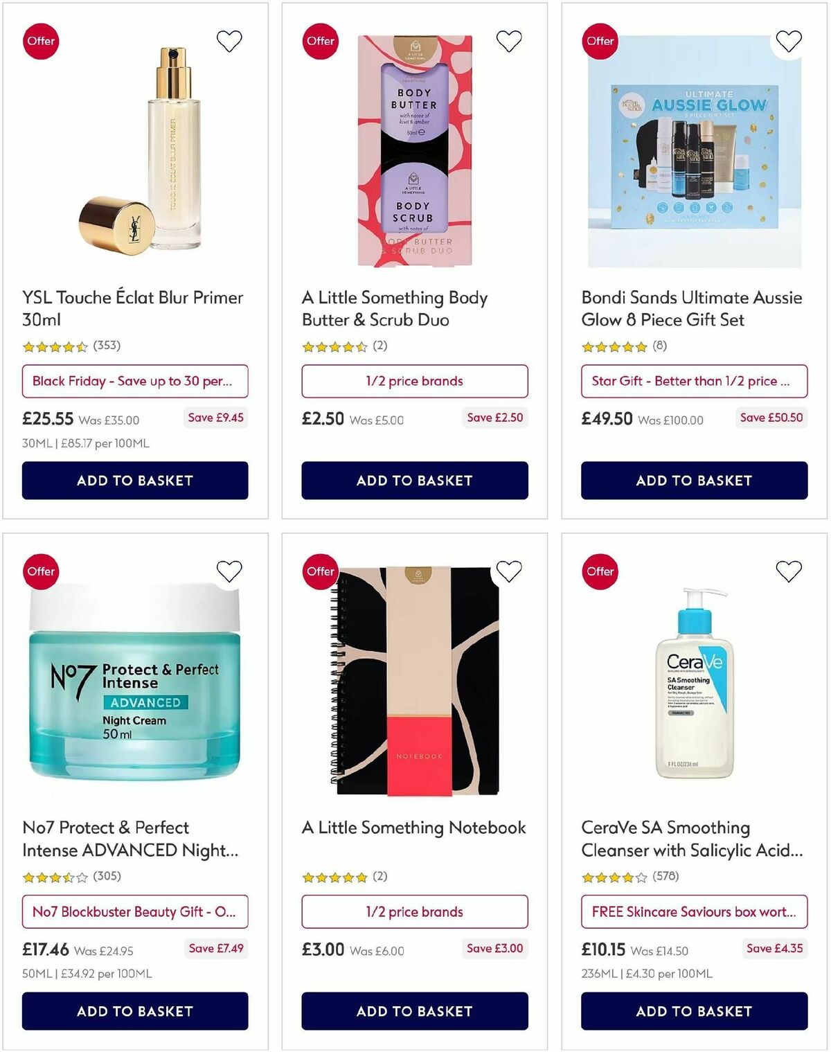 Boots Offers from 25 November