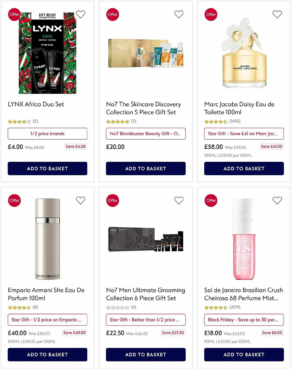 Boots Offers from 25 November