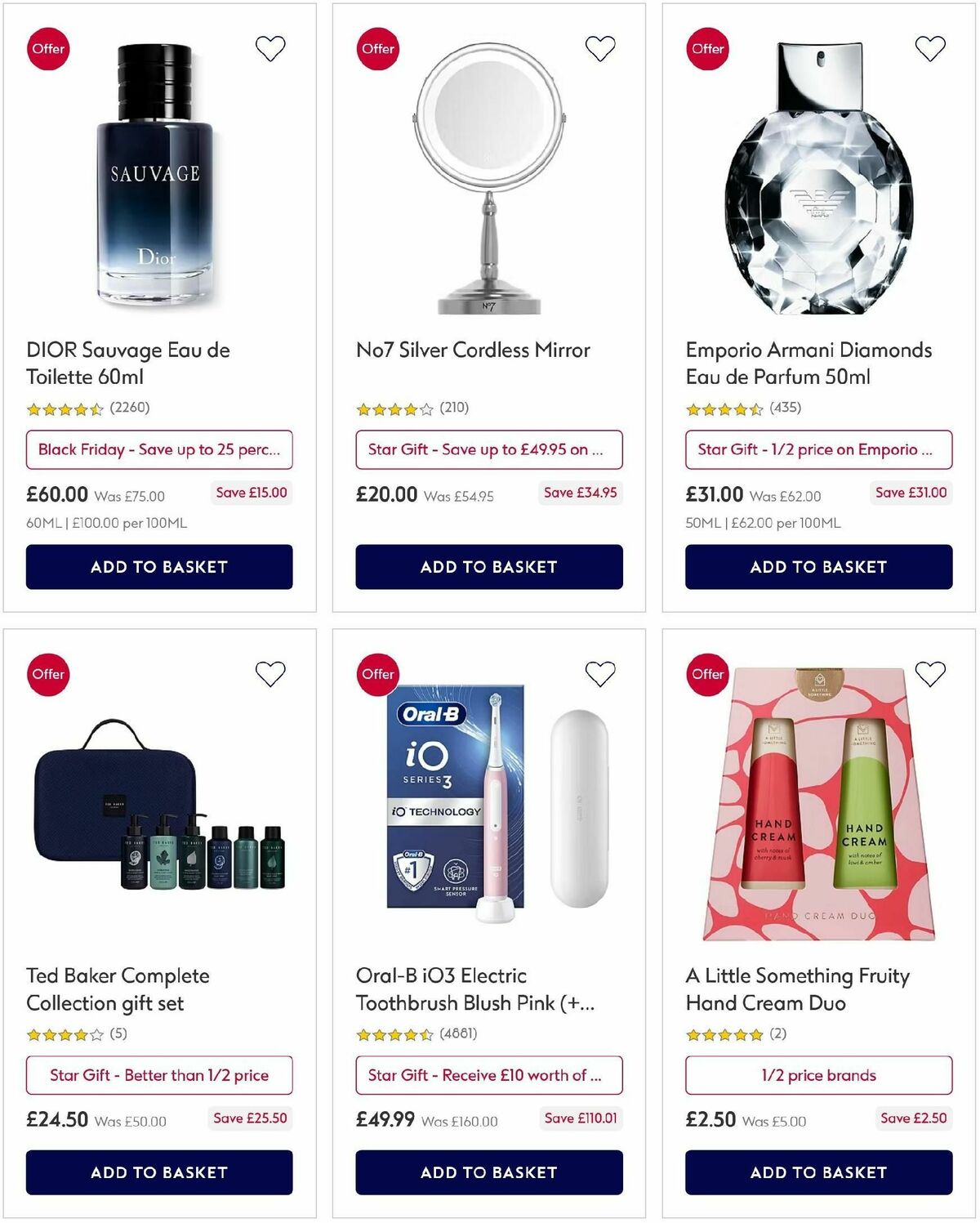 Boots Offers from 25 November