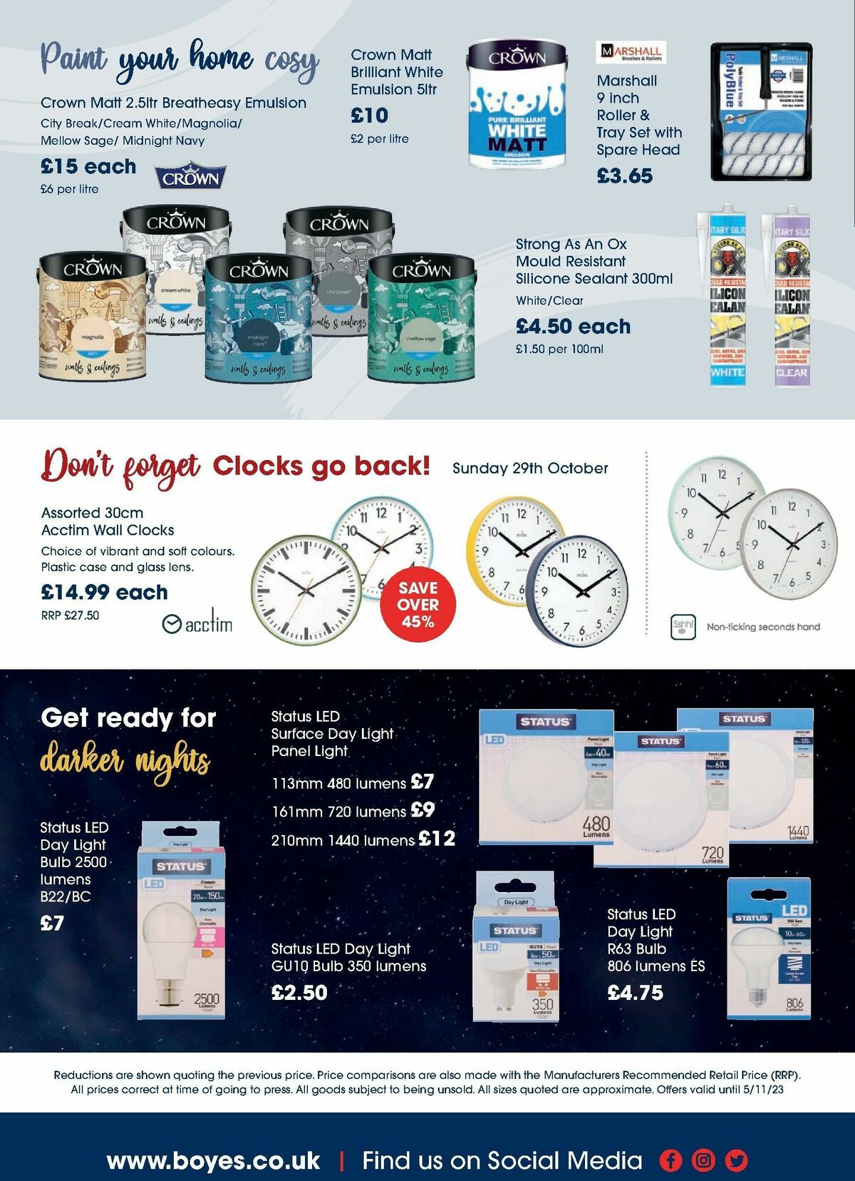 Boyes Offers from 29 September