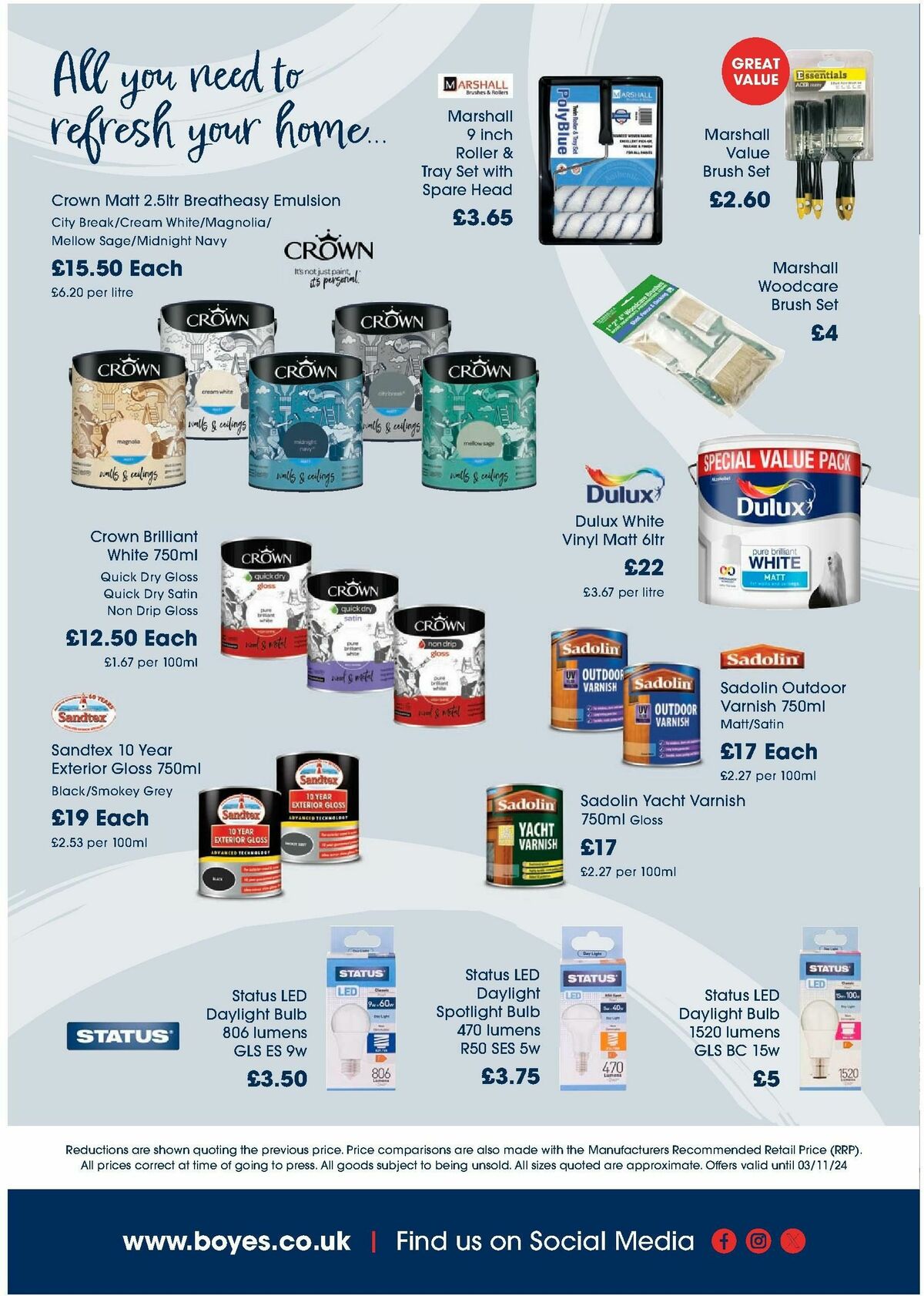 Boyes Offers from 27 September