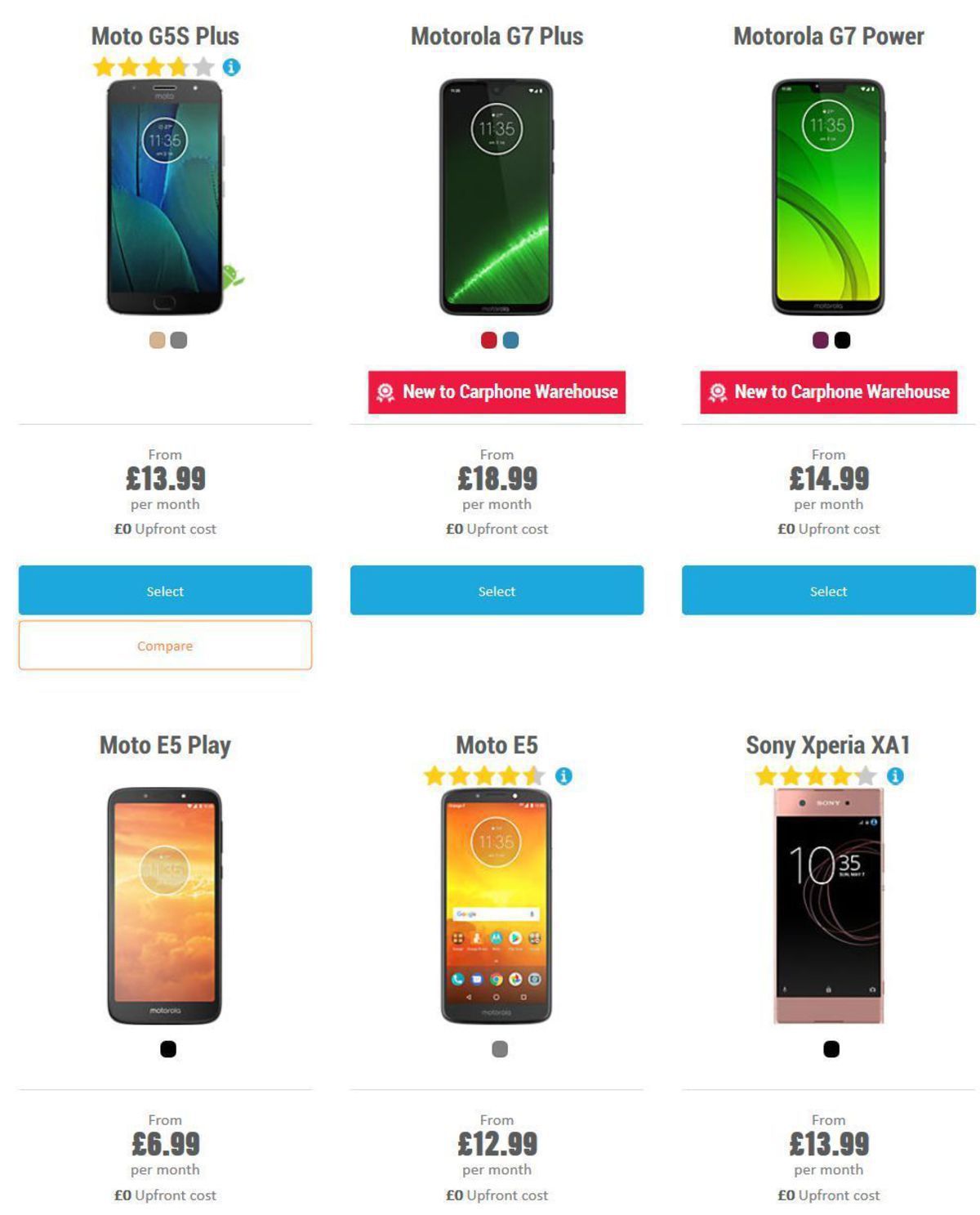 Carphone Warehouse Offers from 1 April