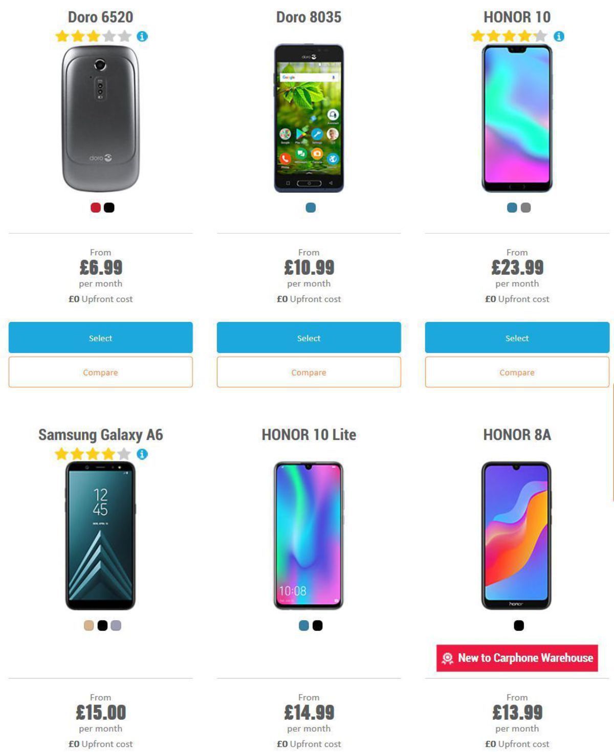 Carphone Warehouse Offers from 1 April