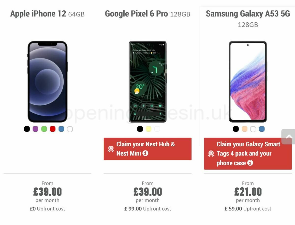 Carphone Warehouse Offers from 27 October