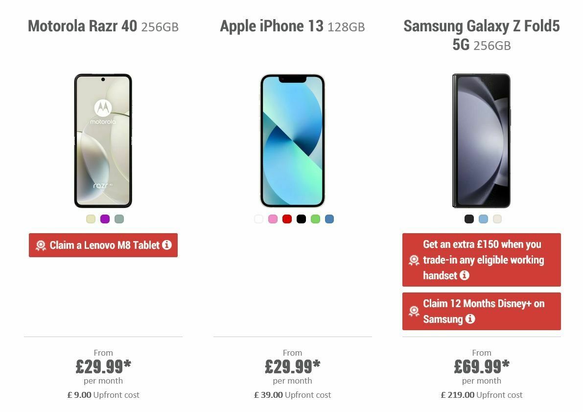 Carphone Warehouse Offers from 28 August