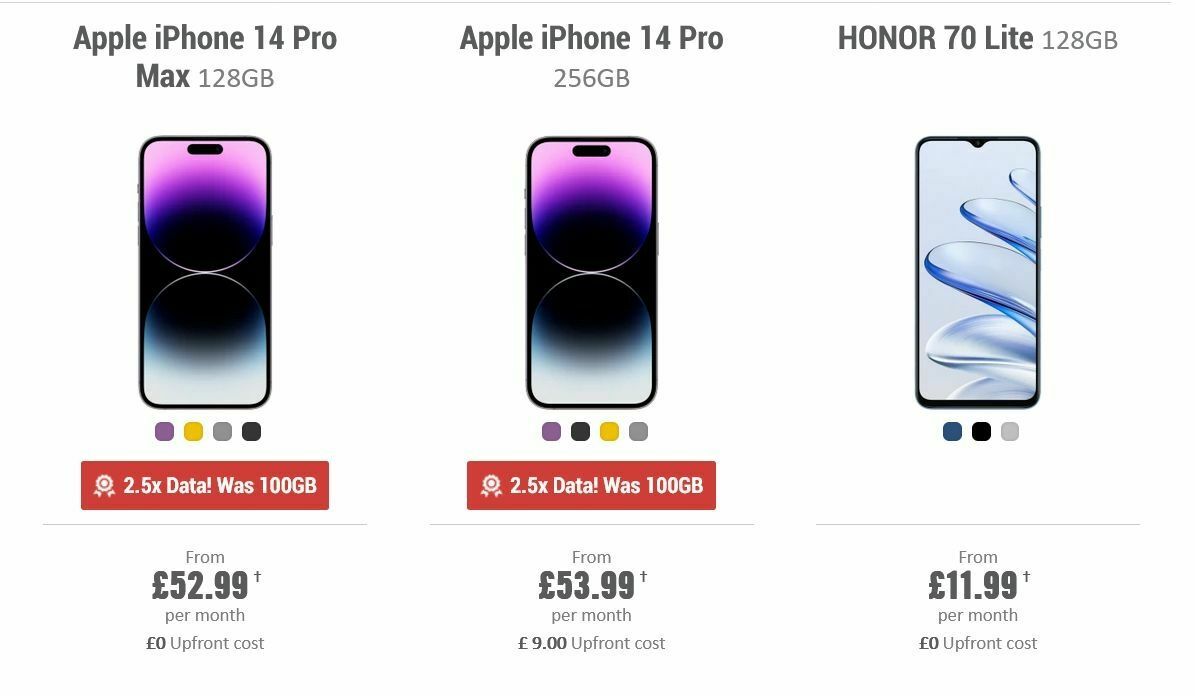 Carphone Warehouse Offers from 28 January