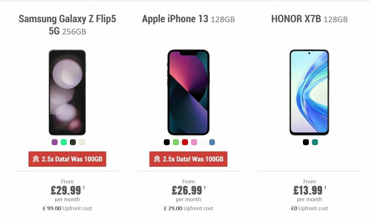 Carphone Warehouse Offers from 28 January