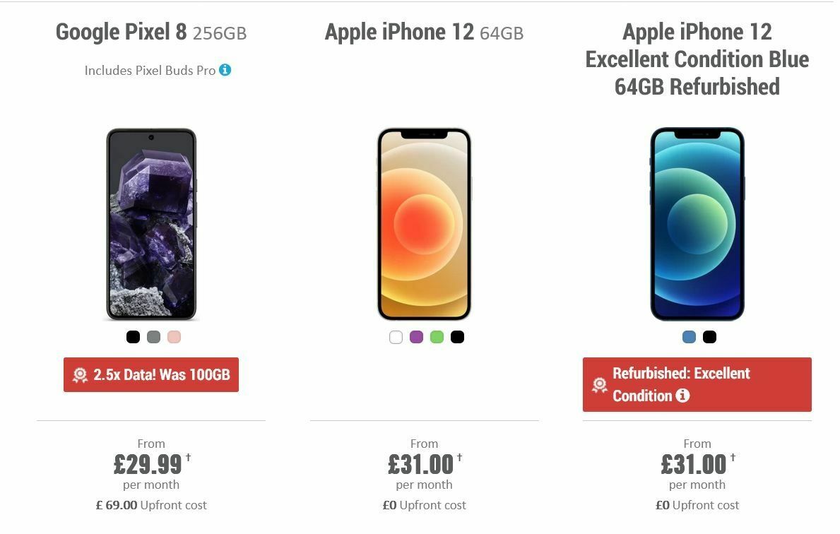 Carphone Warehouse Offers from 28 January