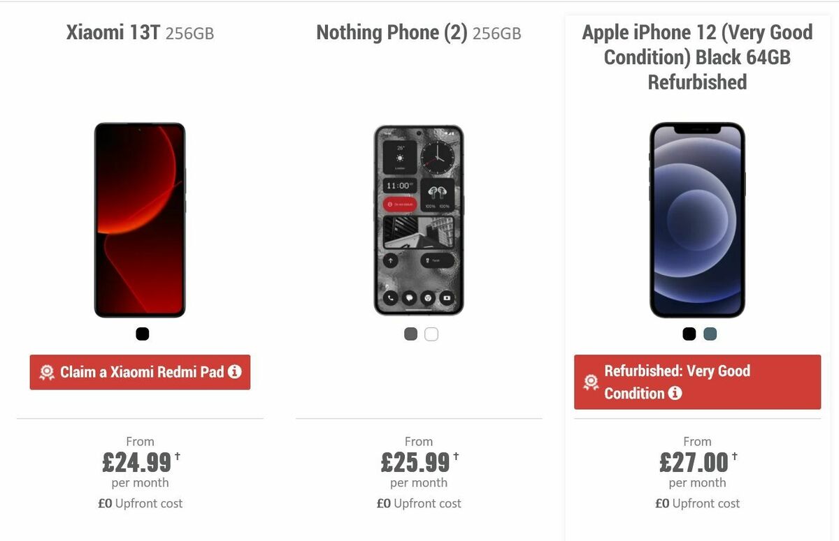 Carphone Warehouse Offers from 19 February