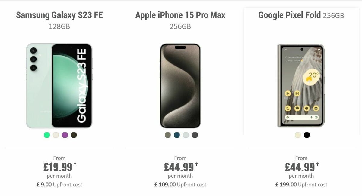 Carphone Warehouse Offers from 19 February