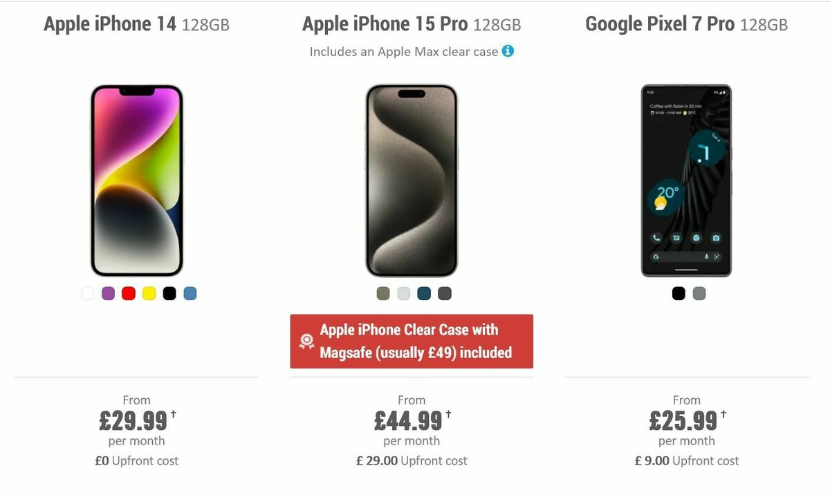 Carphone Warehouse Offers from 19 February