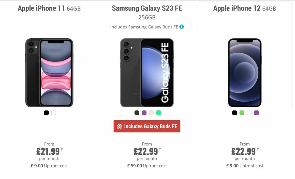 Carphone Warehouse Offers from 19 February