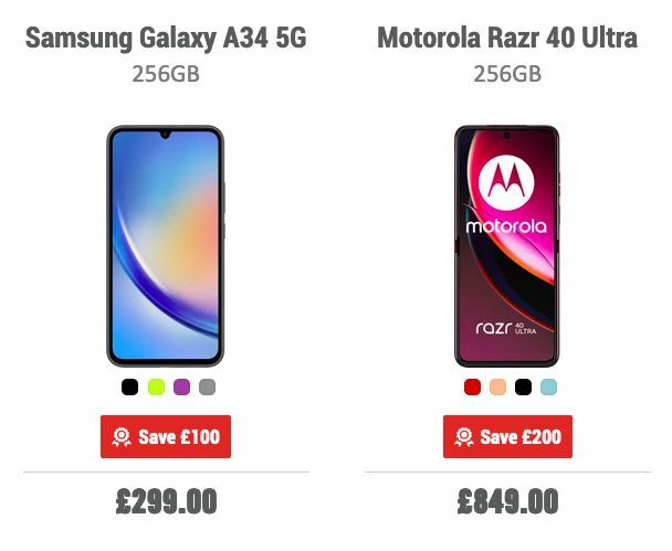 Carphone Warehouse Offers from 21 March