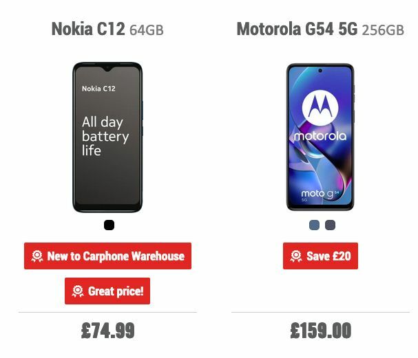 Carphone Warehouse Offers from 21 March