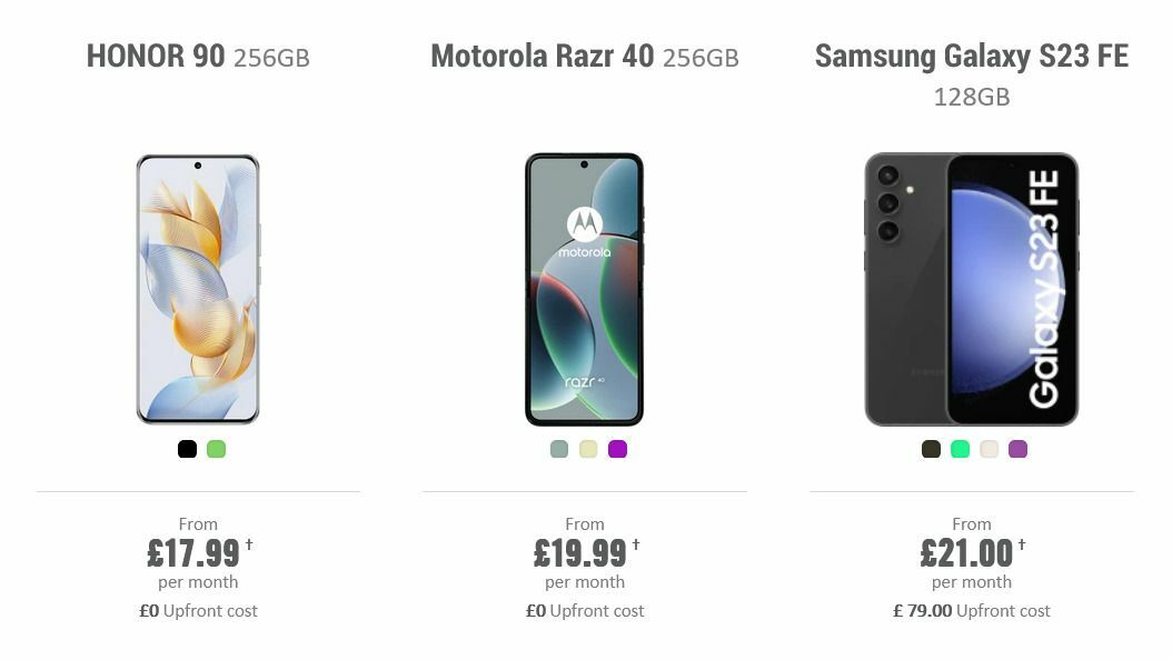 Carphone Warehouse Offers from 23 April