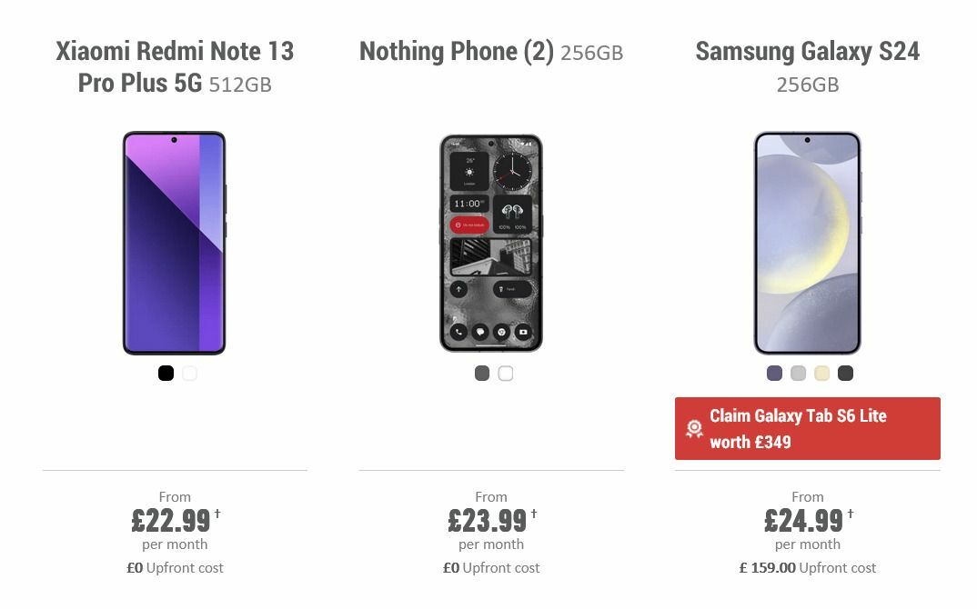 Carphone Warehouse Offers from 23 April