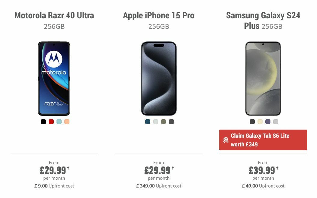 Carphone Warehouse Offers from 23 April