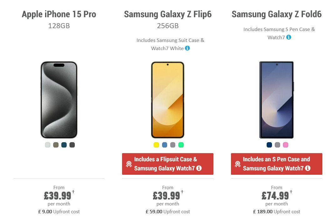 Carphone Warehouse Offers from 17 August