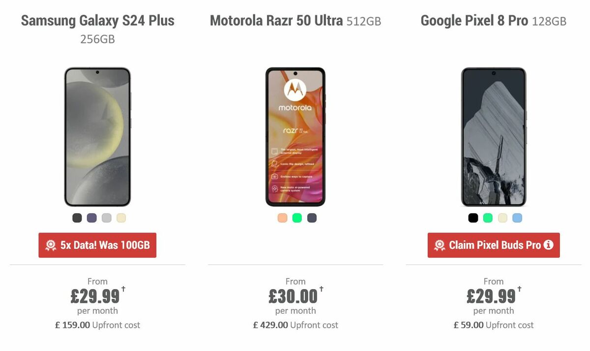 Carphone Warehouse Offers from 19 October