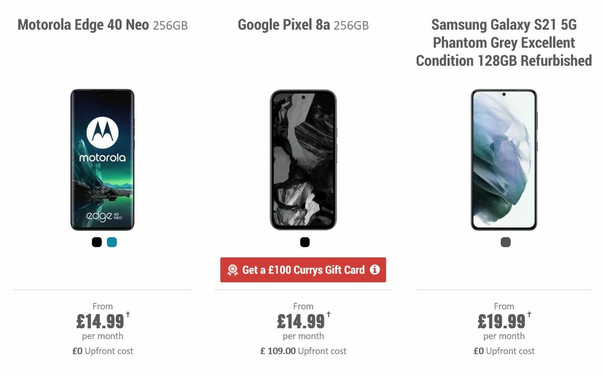 Carphone Warehouse Offers from 19 October