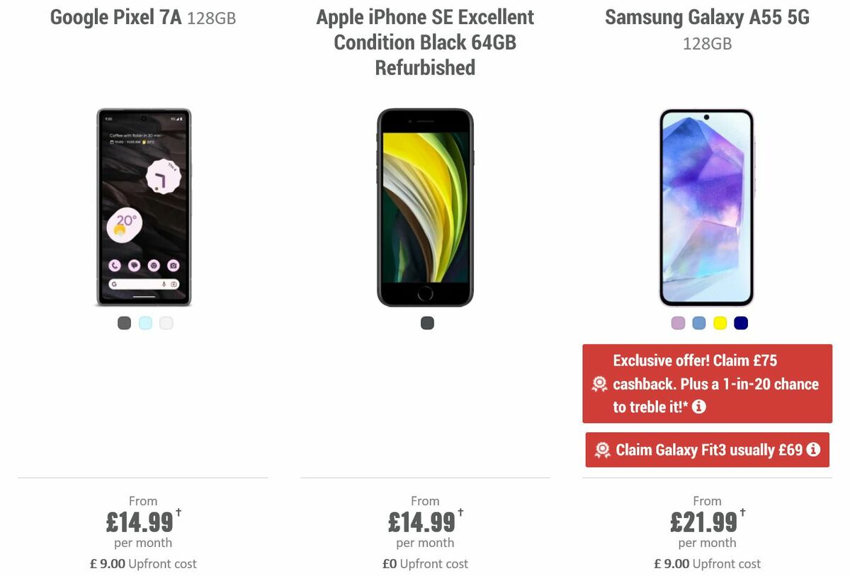 Carphone Warehouse Offers from 19 October