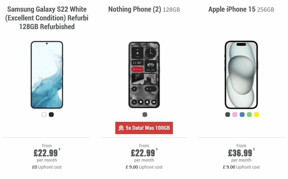 Carphone Warehouse Offers from 19 October