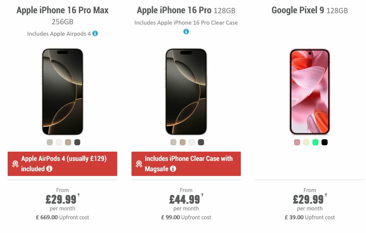 Carphone Warehouse Offers from 19 October